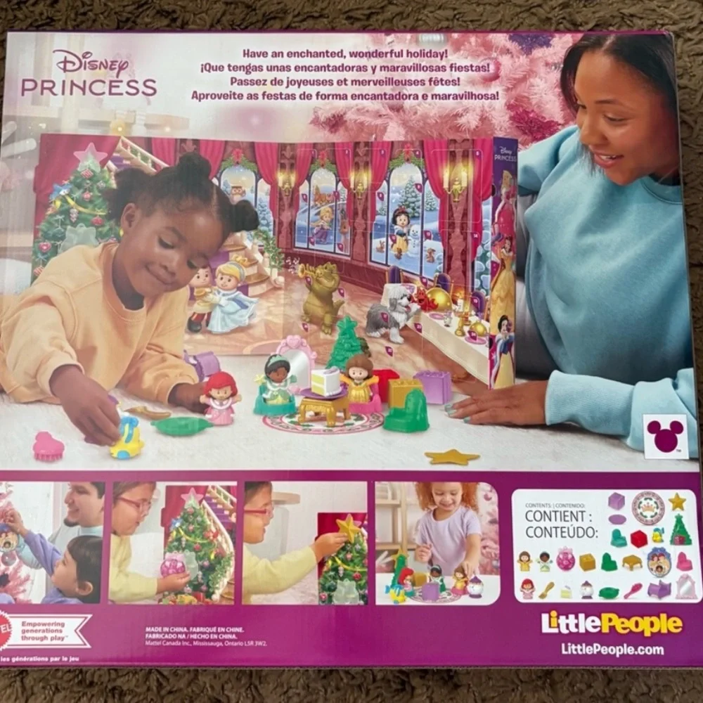 Fisher Price Little People Disney Princes 2025 Advent Calendar NIB
